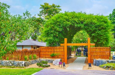 Japonya Bahçesi, Rajapruek Parkı, Chiang Mai, Tayland