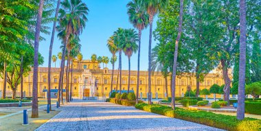 İspanya, Sevilla 'daki Endülüs Parlamentosu binası.