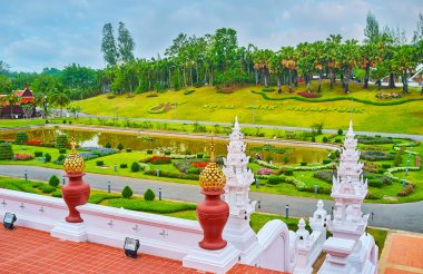 Royal park Rajapruek, Chiang Mai, Thailand clipart