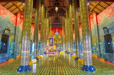 Rajapruek, Chiang Mai, Tayland Kraliyet pavyonu.