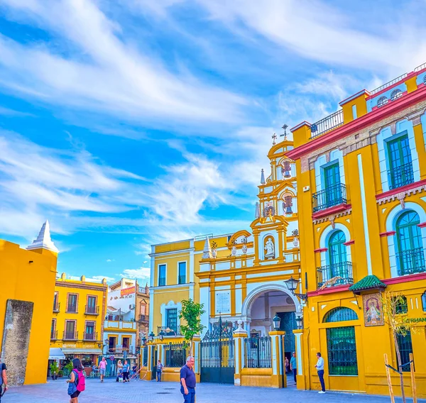 Der Macaren-Platz in Sevilla, Spanien — Stockfoto