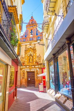 Seville, İspanya 'daki San Jose' nin küçük şapeli.