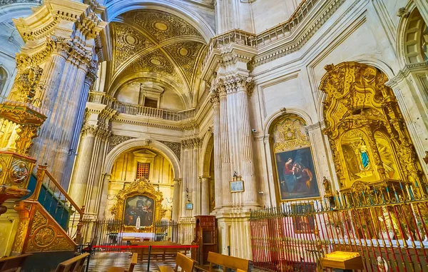 Granada Spagna Settembre 2019 Pale Altare Delle Cappelle Della Chiesa — Foto Stock