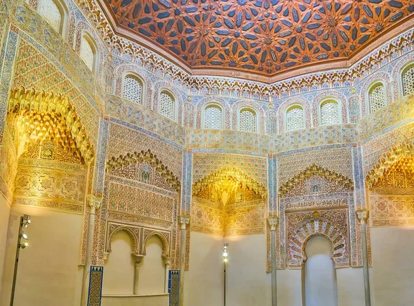 Granada Spain September 2019 Panorama Mosque Palacio Madraza Madrasah Decorated — Φωτογραφία Αρχείου