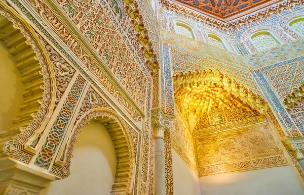 Granada Spain September 2019 Mudejar Style Decors Mosque Palacio Madraza — Φωτογραφία Αρχείου