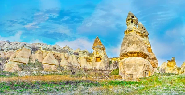 Capadocia Agradable Para Ambos Agroturismo Ecoturismo Aquí Encuentran Bellos Paisajes —  Fotos de Stock