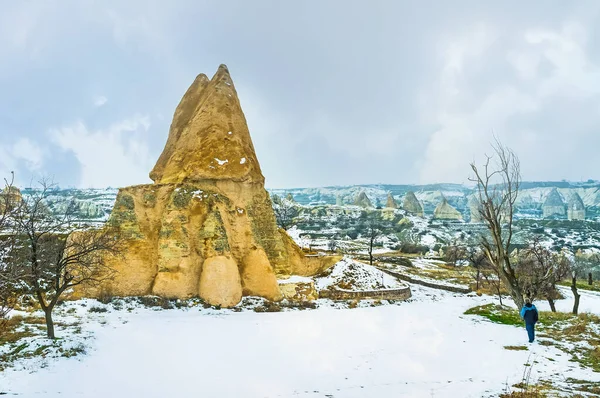 Ancient Rock Church Named Nazar Kilise Evil Eye Located Fairy — Stock Photo, Image