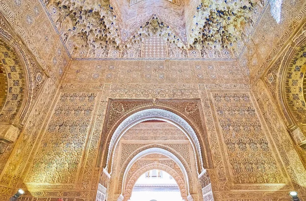 Granada Espanha Setembro 2019 Abencerrajes Hall Palácio Nasrida Alhambra Uma — Fotografia de Stock