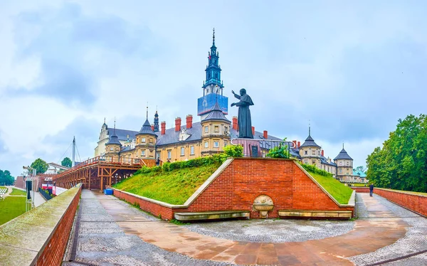 Czestochowa Poland Haziran 2018 Jasna Gora Manastırının Tarihi Binaları Üzerine — Stok fotoğraf