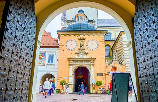 Czestochowa Poland June 2018 View Jagiellonian Gate Main Porch Jasna — 图库照片