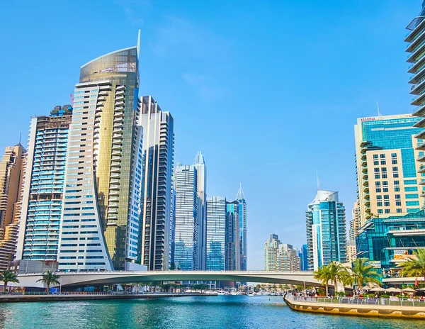 Dubai Emirati Arabi Uniti Marzo 2020 Vista Sul Canale Dubai — Foto Stock