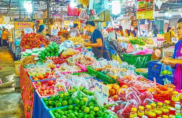 Bangkok Thailand Maj 2019 Promenera Talad Saphan Phut Marknaden Och — Stockfoto