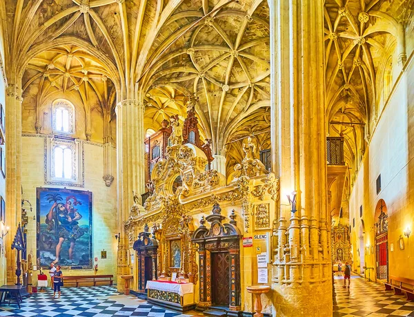 Arcos España Septiembre 2019 Salón Oración Panorama Basílica Menor Con — Foto de Stock