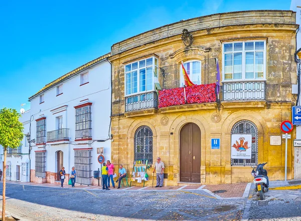 Arcos スペイン 2019年9月23日 コルデラ通りのヴィンテージ邸宅は 9月23日にアルコスの旧市街に位置するホテルとして機能しています — ストック写真