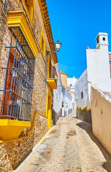 Las Calles Estrechas Tranquilas Arcos Son Perfectas Para Agradable Paseo —  Fotos de Stock