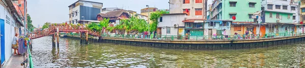 Bangkok Thailand Mayıs 2019 Mayıs Bangkok Khlong Maha Nak Kanalı — Stok fotoğraf