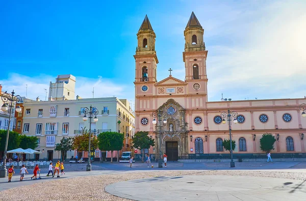 Cadiz Spanien September 2019 Die Kirche Des Antonius Von Padua — Stockfoto