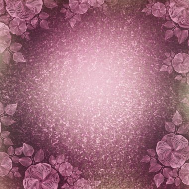 Duvar kağıdı, çiçek skeç, mor