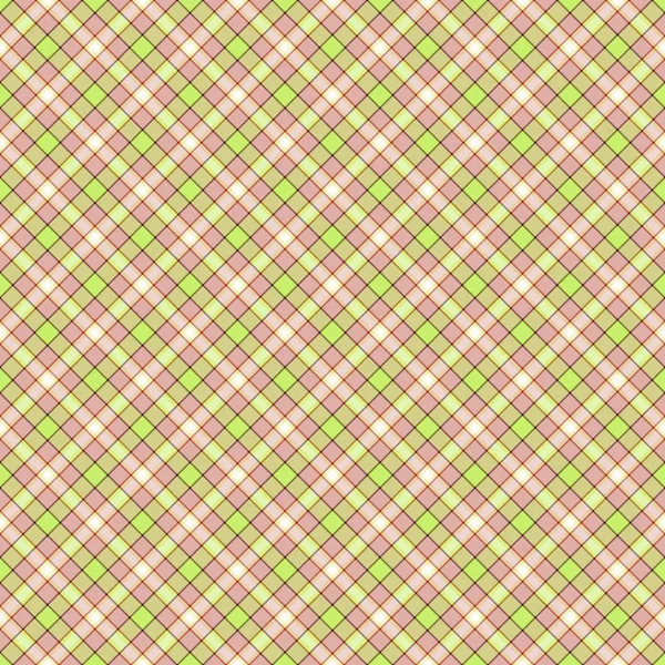 Papier peint, plaid, lime et crème sans couture — Photo