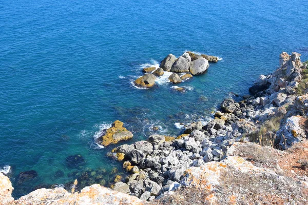 Sea View Felülről Kamen Bryag High Cliff Bulgária — Stock Fotó