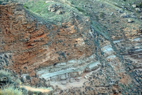 Klippvy Kaliakra Bulgarien Landskap — Stockfoto