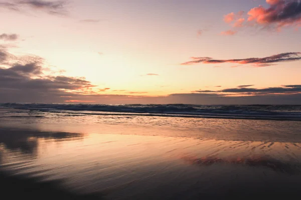 Belo Pôr Sol Praia Adraga Sintra Portugal — Fotografia de Stock