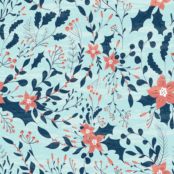 Winter Flowers pattern