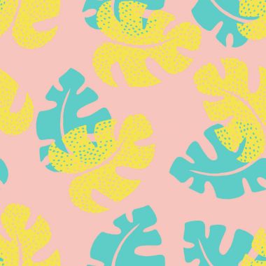 Tropikal çiçek kartı