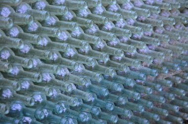 duvar şarap bölgesinden şişe aşağı Avusturya