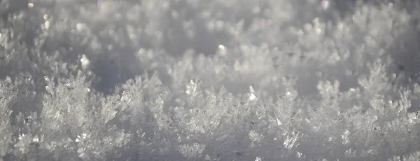 Структура снежной поверхности — стоковое фото