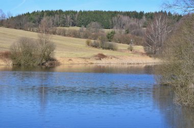 Kırsal Güney Bohemya görünümünü