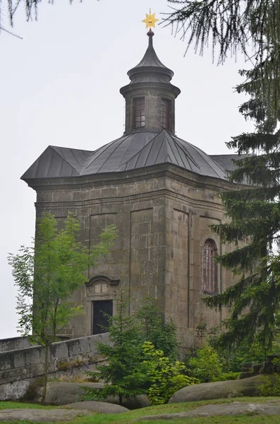 Capilla de Nuestra Señora de la Nieve es una capilla barroca situada en la h — Foto de Stock