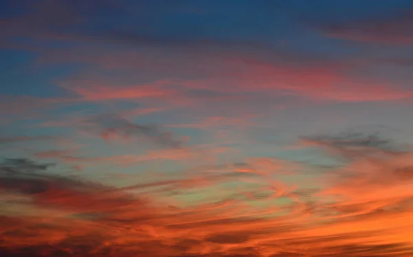 Günbatımı, arka plan görünümünü southern Bohemia — Stok fotoğraf