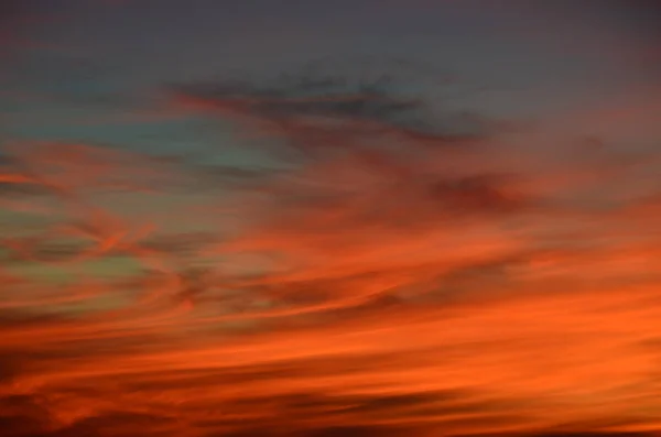 Günbatımı, arka plan görünümünü southern Bohemia — Stok fotoğraf
