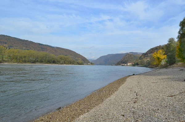 Vista del río Danubio, región Wachau — Foto de Stock