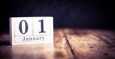 January 1st, 1 January, First of January, calendar month - date 