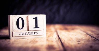 January 1st, 1 January, First of January, calendar month - date 