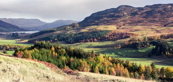 Typisk landskap i Perthshire rundt Amulree og Loch Freuchie – stockfoto