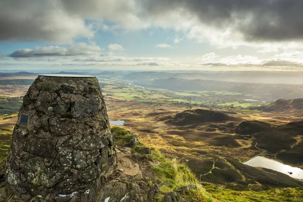 Vista do topo de Ben Vrackie em Perth e Kinross, Escócia — Fotografia de Stock