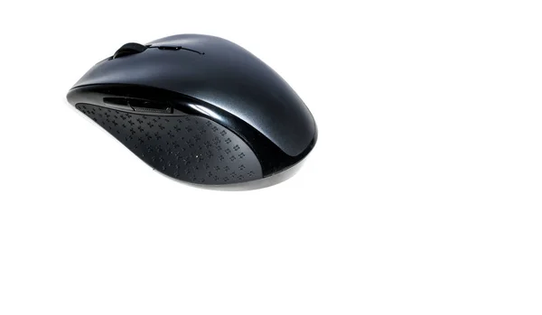 Bezdrátová počítačová myš izolovaná na bílém pozadí — Stock fotografie