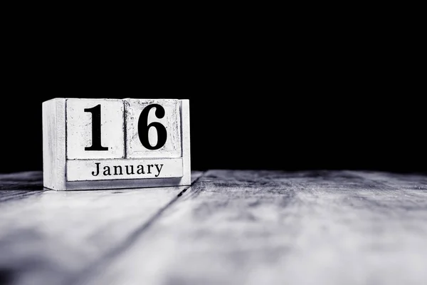 16 de enero, 16 de enero, 16 de enero, mes calendario  - — Foto de Stock