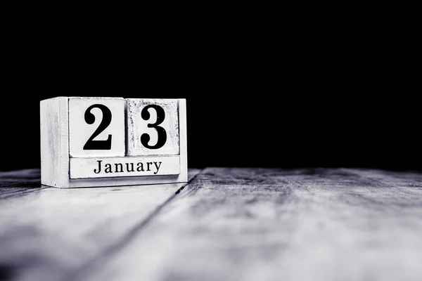 23 de enero, 23 de enero, 23 de enero, calendario mont — Foto de Stock