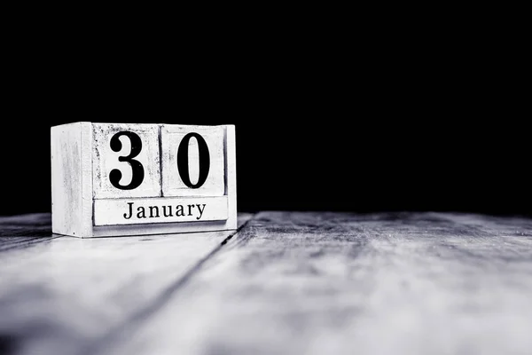 30 de enero, 30 de enero, 30 de enero, mes calendario  - — Foto de Stock