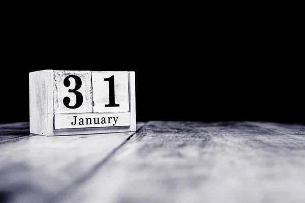 31 de enero, 31 de enero, 30 de enero, calendario mont — Foto de Stock