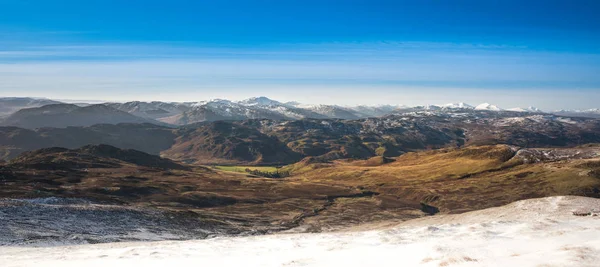 Ben Vorlich and Stuc a Chroin - view from the path to Ben Chonzi — Stock Photo, Image