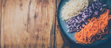 Yemek hazırlama konsepti. Restoran konsepti. Izgara sebze