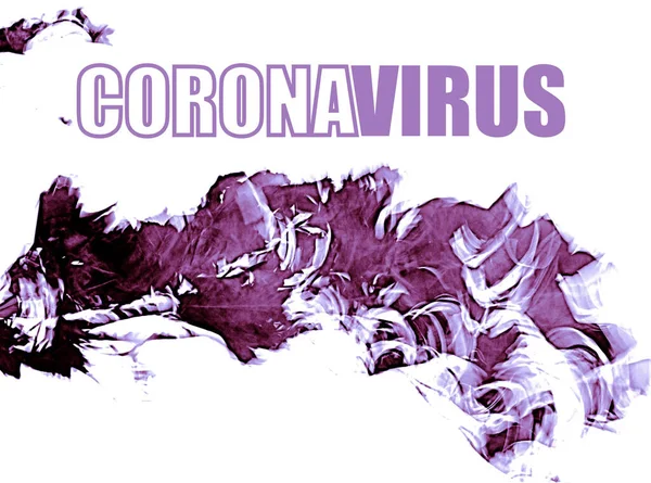 Coronavirus Une Maladie Dangereuse Qui Propage Dans Monde Entier — Photo