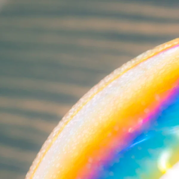 Colourful Soap Bubble Macro Closeup Photography Blurred Movement — Stock Photo, Image
