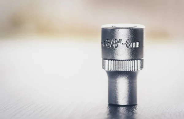 New Socket Wrench Size Blurred Background — Stock Photo, Image