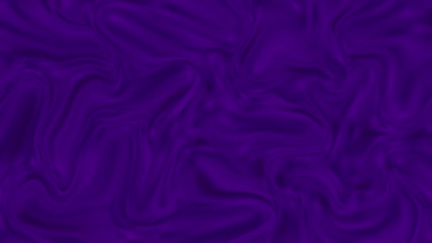 La superficie ondulada es púrpura. La superficie violeta brilla en diferentes tonos. Textura dinámica abstracta. animación 3d. Gráficos en movimiento . — Vídeo de stock